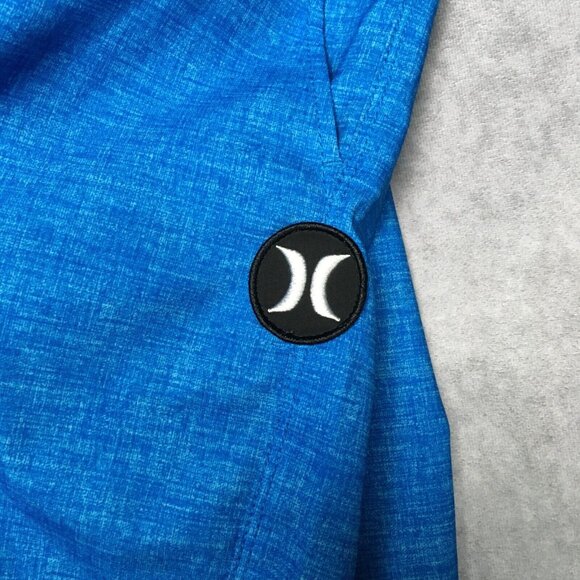 Hurley Men Swim Trunks Shorts size Large Blue Gray Elastic Waist - Lot of 2 Pair - Picture 16 of 16